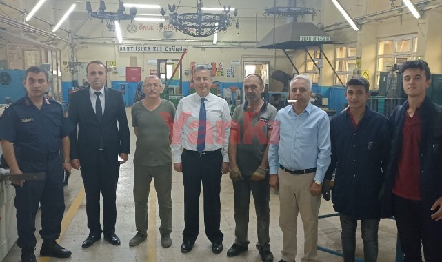 Kaymakam Kapankaya'dan Hasan Ferdi Turgutlu MTAL'ye ziyaret