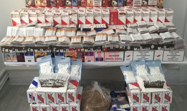 Manisa’da 29 bin 780 adet kaçak sigara ele geçirildi