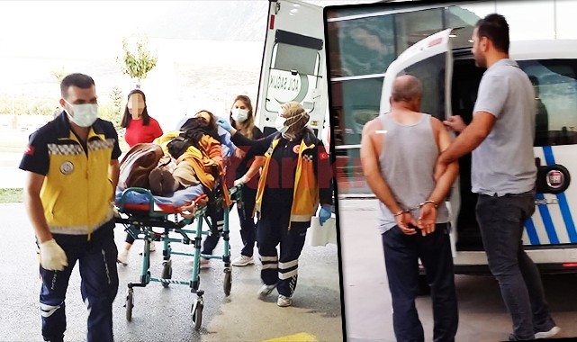 Eşini darp eden koca, ihbar üzerine gözaltına alındı