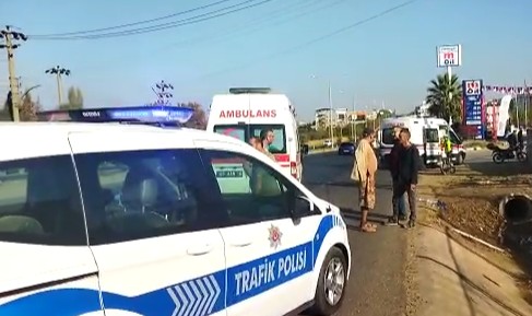 İki motosiklet çarpıştı: 2 yaralı