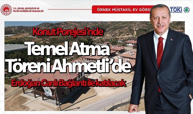 "İlk Evim İlk İş Yerim" Projesinde ilk temel atılıyor