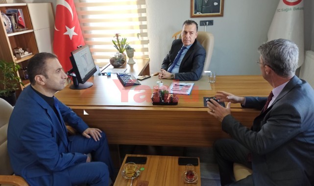 Kaymakam Kapankaya, İlçe Sağlık Müdürlüğünde incelemelerde bulundu