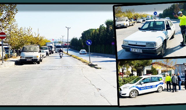 Sanayi sitesinde ters yön uygulaması yapıldı
