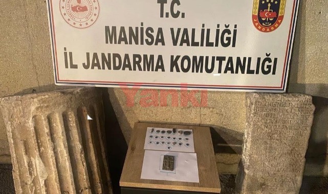 Tarihi objeler ele geçirildi; 1 gözaltı