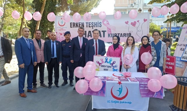 Turgutlu’da meme kanseri için farkındalık etkinliği