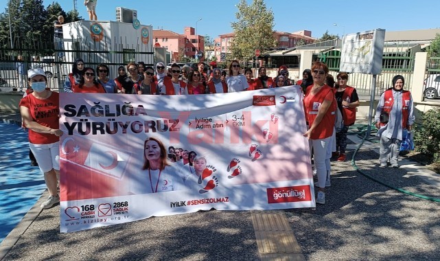 Türk Kızılay Manisa Kadın teşkilatından "Dünya Yürüyüş Günü etkinliği"