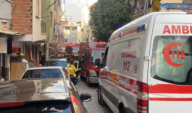 Evde çıkan yangın panik yarattı