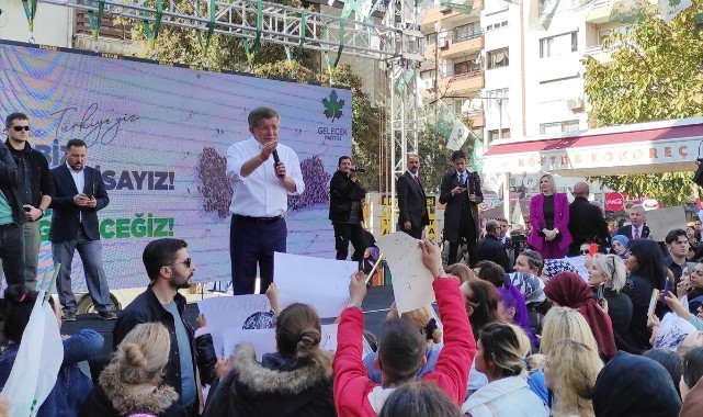 Gelecek Partisi Genel Başkanı Davutoğlu, Manisa'da konuştu