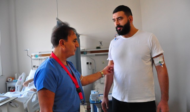 Başpehlivan Saltık ve Çetin taburcu oldu, dualar Dinçtürk için!