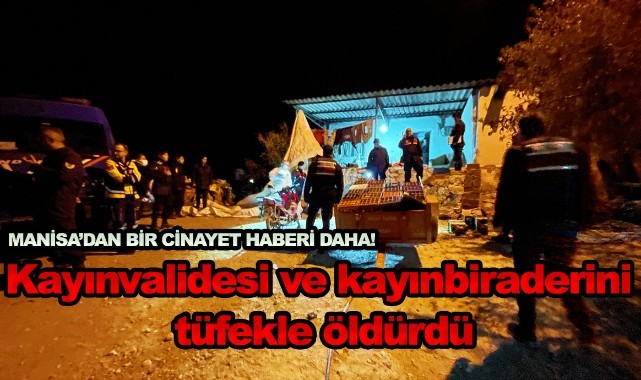 Manisa'dan bir cinayet haberi daha!