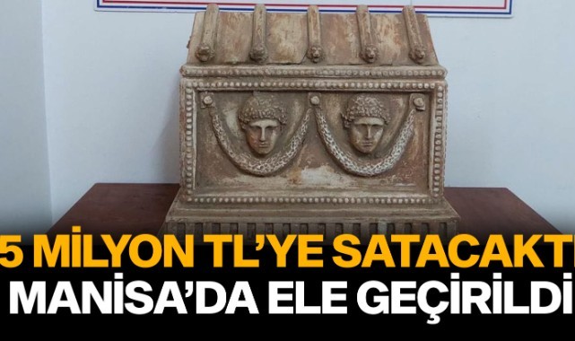 Manisa'da tarihi eser operasyonu