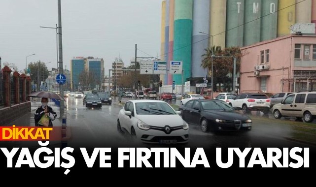Marmara ve Ege için 'yağış' ve 'fırtına' uyarısı