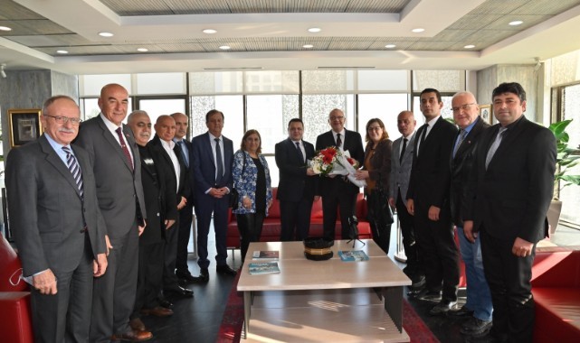 MHP İl Başkanı Tosuner ve Yönetiminden Başkan Ergün'e Ziyaret