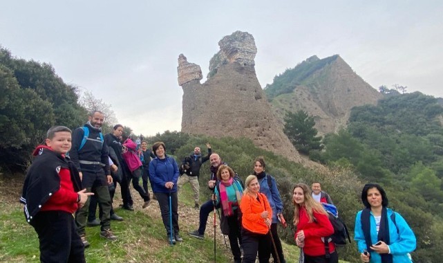 TURDAK dağcıları Sart – Çamur Hamamı Kaplıcaları parkurundaydı
