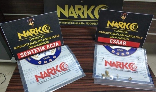 Turgutlu'da uyuşturucu ticareti yapan şüpheli tutuklandı
