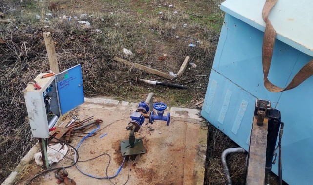 Yakuplar'a su temini sağlayan motopomp sistemi yenilendi
