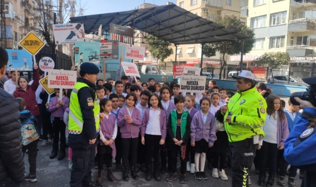 Jandarma ve emniyet ekiplerinden ortak trafik eğitimi