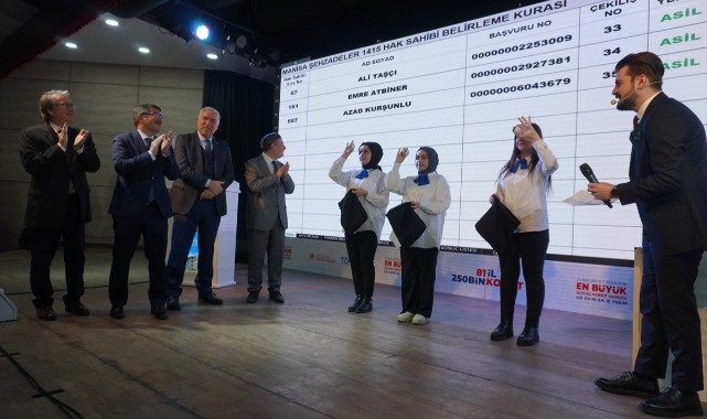 Manisa'da "İlk Evim İlk İş Yerim" projesi için kuralar çekiliyor