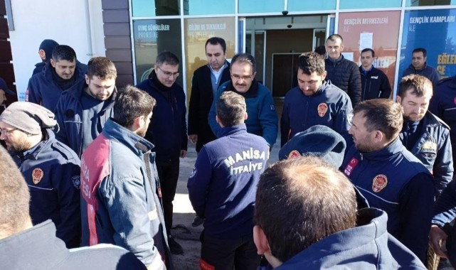 Manisalı kahramanlar deprem bölgesinden dönüyor