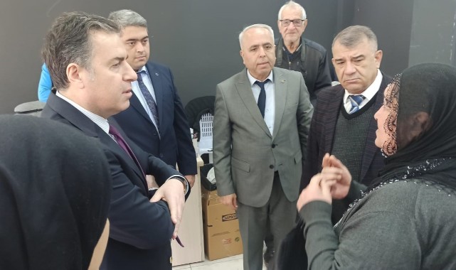 Turgutlu’da depremzedeler için sosyal market oluşturuldu