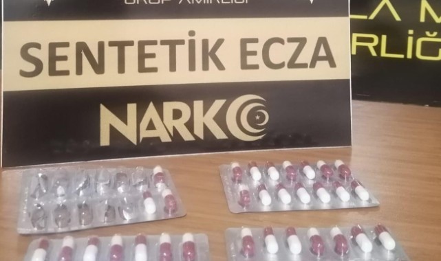 50 adet sentetik uyuşturucu hap ele geçirildi