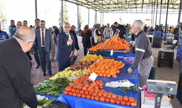 Başkan Kayda, hizmete giren yeni pazaryerlerini gezdi