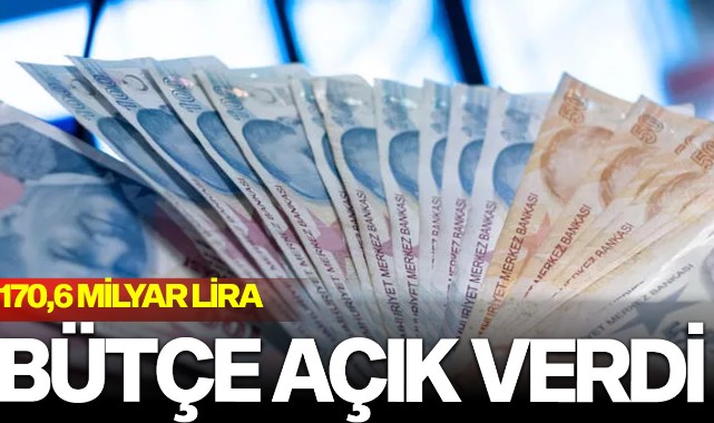 Bütçe, Şubat ayında 170,6 milyar lira açık verdi
