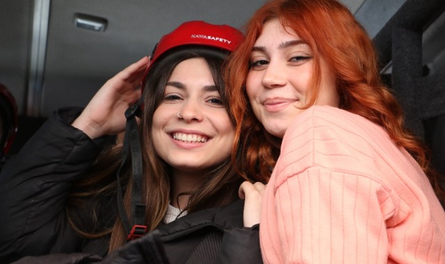 Büyükşehir İtfaiyesi lise öğrencilerini ağırladı