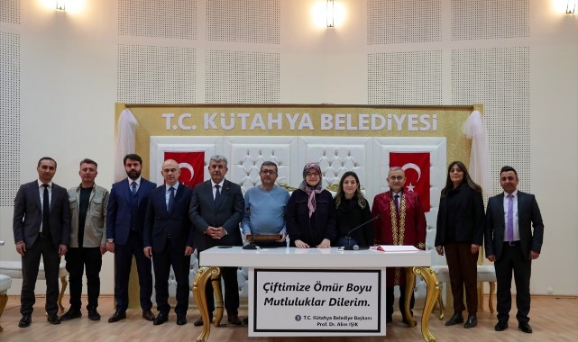 Hatay'da boşanan depremzede çift, Kütahya'da yeniden evlendi