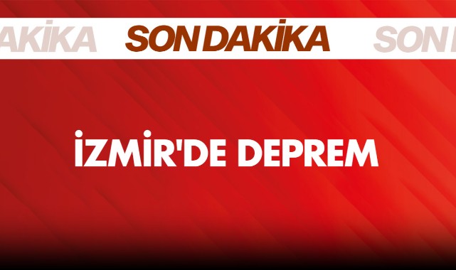 İzmir'de 3.5 büyüklüğünde deprem