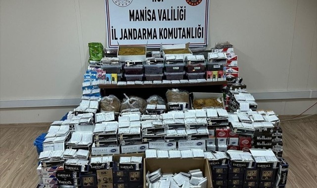 Manisa'da kaçak tütün operasyonunda 2 kişi gözaltına alındı