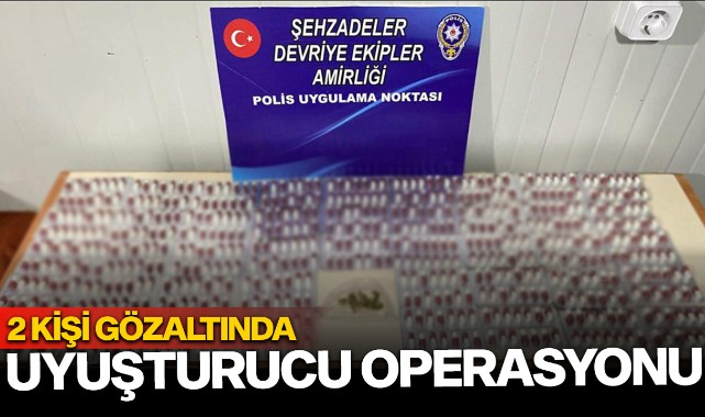 Manisa'da uyuşturucu operasyonu: 2 gözaltı
