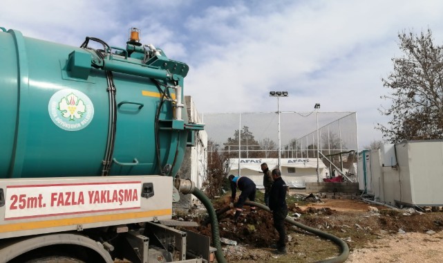 MASKİ, Pazarcık'taki Altyapı Çalışmalarını Sürdürüyor