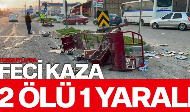 Motosikletler çarpıştı: 2 ölü, 1 ağır yaralı