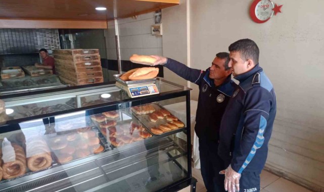 Salihli'de zabıtadan fırınlara Ramazan denetimi
