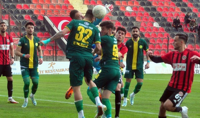 Turgutluspor Darıca Gençlerbirliği ile yenişemedi: 0-0