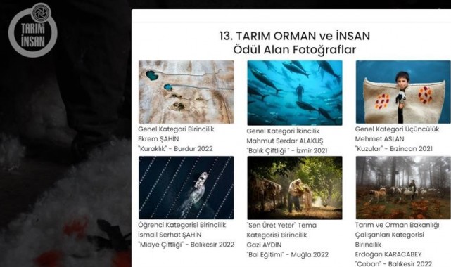 13. Tarım Orman ve İnsan Fotoğraf Yarışması'nda sonuçlar belli oldu