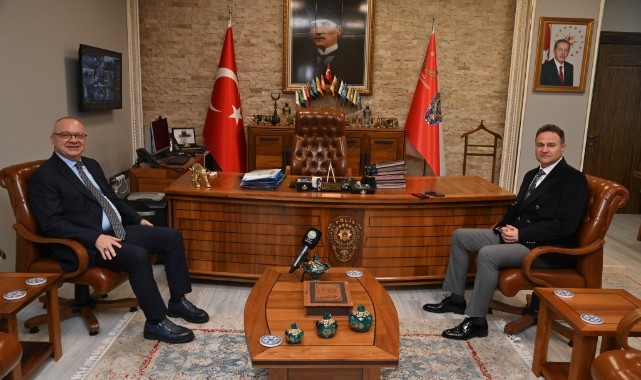 Başkan Ergün’den, Emniyet Müdürü Gezer’e Hayırlı Olsun Ziyareti