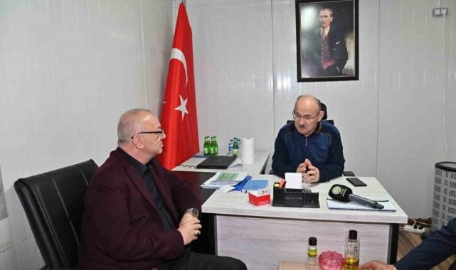 Başkan Ergün, Hatay'da Vali Karadeniz ile bir araya geldi