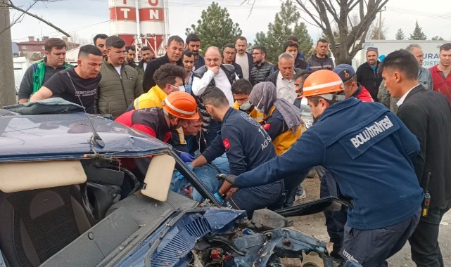Bolu’da feci kaza: 1 ölü, 1 yaralı 