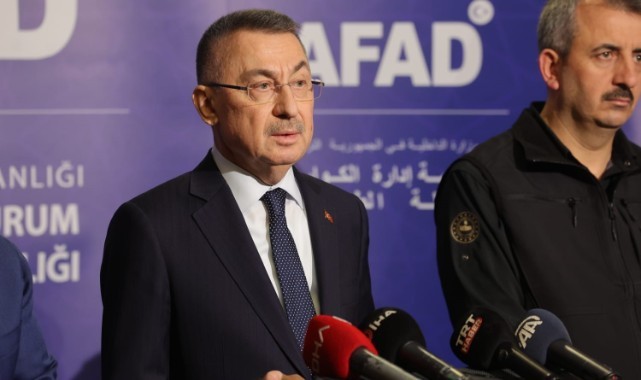  Cumhurbaşkanı Yardımcısı Oktay: “Rumların ne kadar hazımsız olduğunu, çözüm istemediklerini bir kolejdeki konuşmaya bile tahammül edemediklerinden anlıyoruz