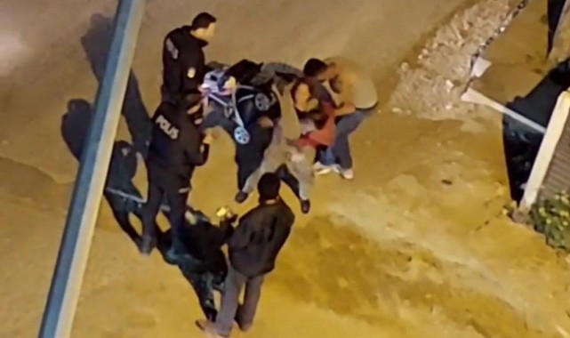 Dayak yediği kocasını polise vermemek için direndi