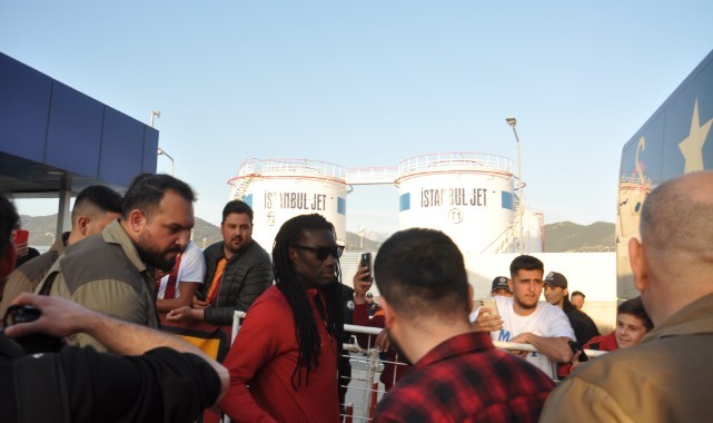 Galatasaray kafilesi Alanyaspor maçı için Gazipaşa’da