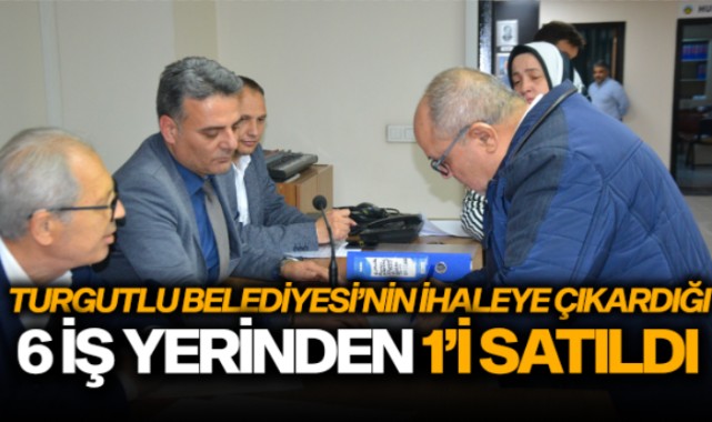 İhaleye çıkan 6 iş yerinden 1'i satıldı