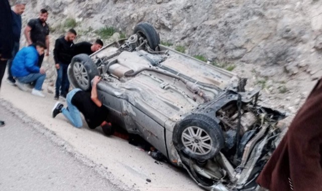  İki otomobilin çarpıştığı kazada 3’ü ağır, 5 kişi yaralandı 