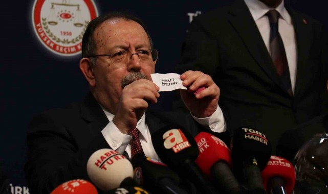 İttifakların ve siyasi partilerin oy pusulasındaki yerleri belli oldu
