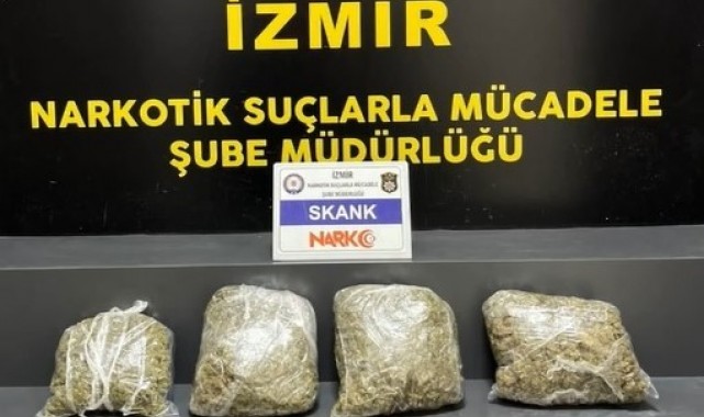 İzmir'de 74 ayrı uyuşturucu operasyonunda 54 şüpheli tutuklandı