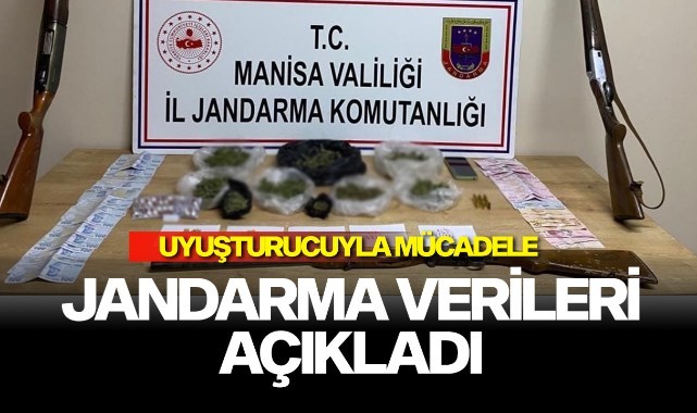 Jandarma uyuşturucu ile mücadelede verileri açıkladı