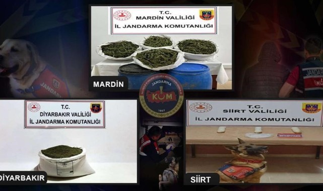 Jandarma uyuşturucu satıcılarına göz açtırmıyor: 4 şüpheli yakalandı   