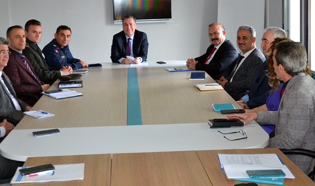 Kaymakam Kapankaya daire müdürleriyle buluştu